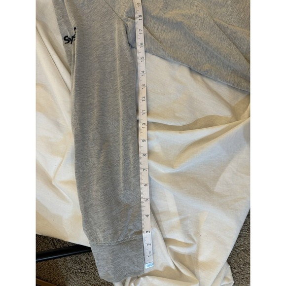 BLACK CLOVER Men’s Medium 1/4 Zip Dri Balance Vivid Luck Performance Shirt Gray - Picture 12 of 12